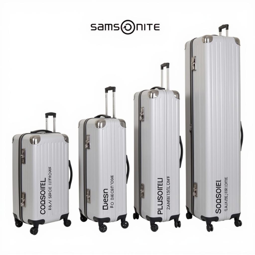 Samsonite Suitcase Sizes Available in Pakistan