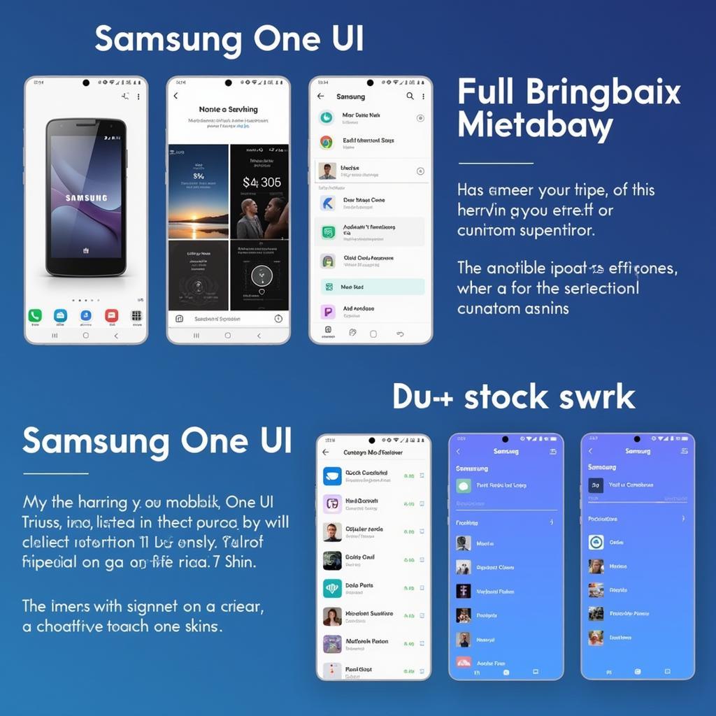 Samsung Phone User Interface