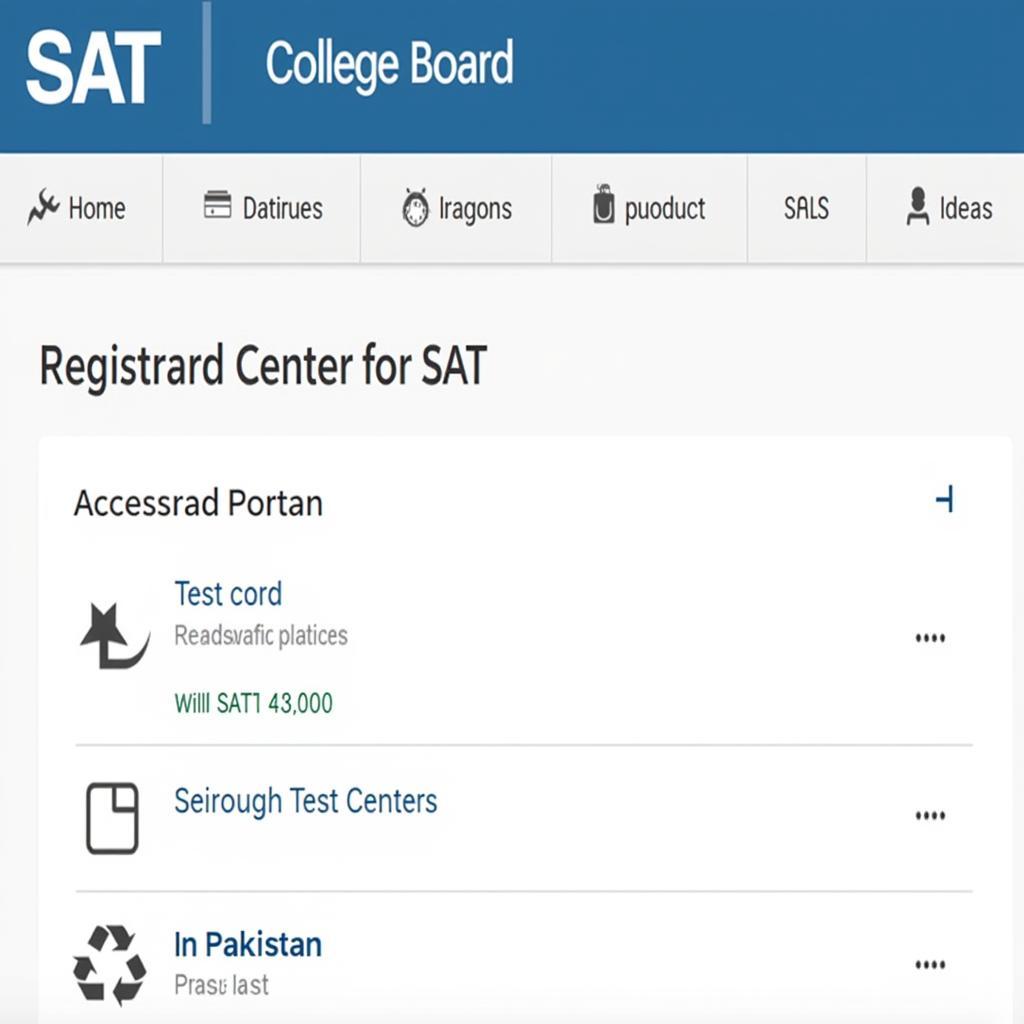 SAT Registration Process in Pakistan