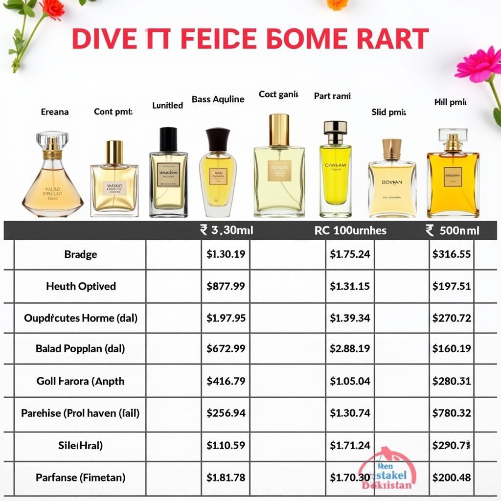 Secret Perfume Price Comparison in Pakistan