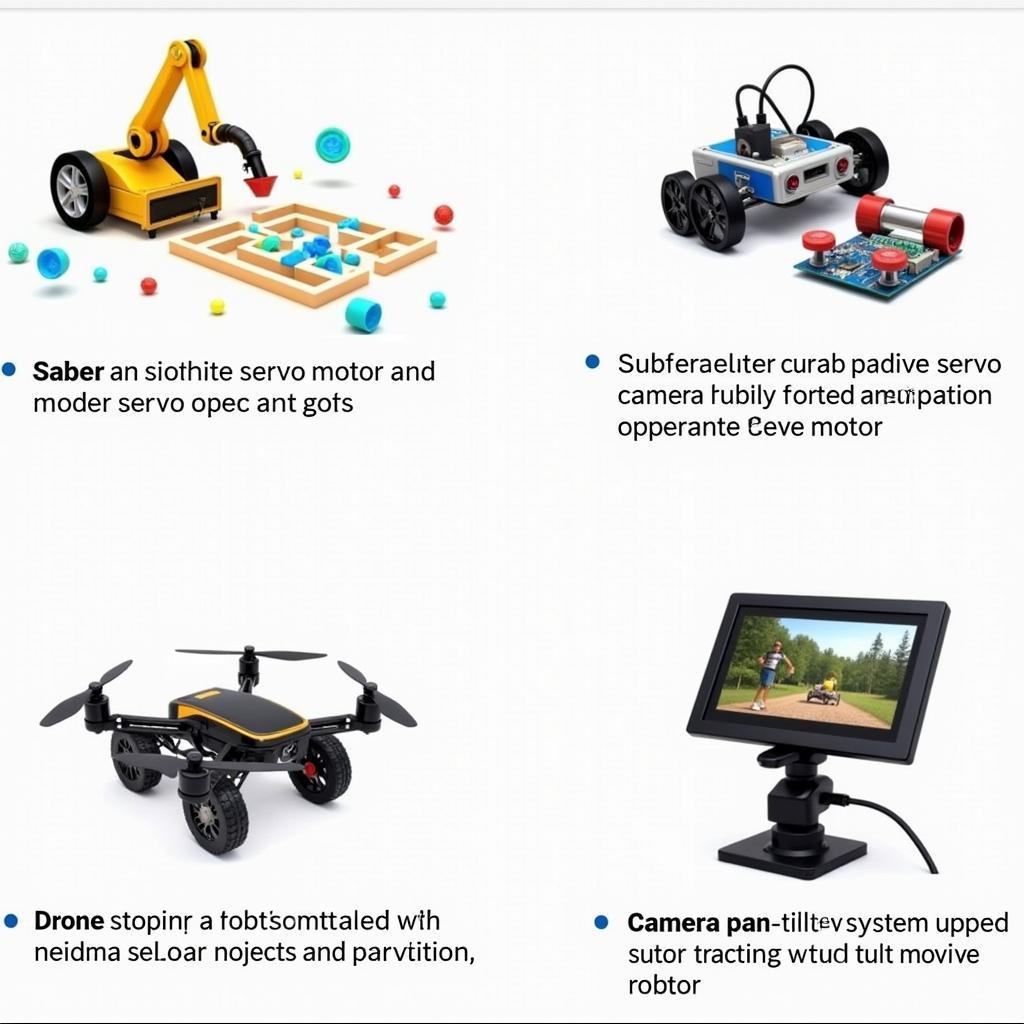 Common Servo Motor Applications in Mobile Robotics Projects in Pakistan