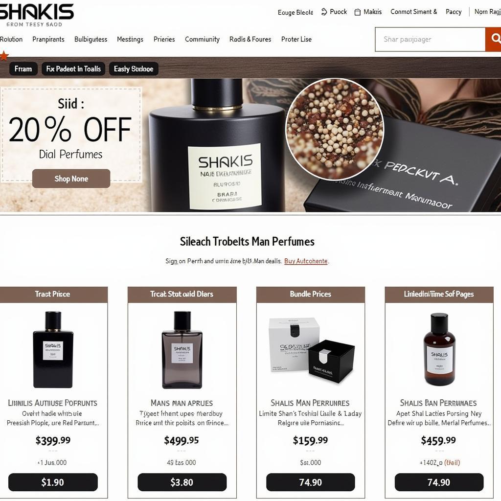 Shalis Perfume Online Deals in Pakistan