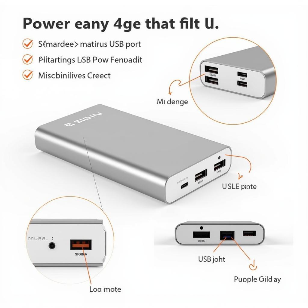 Sigma Power Bank 20000mAh Key Features