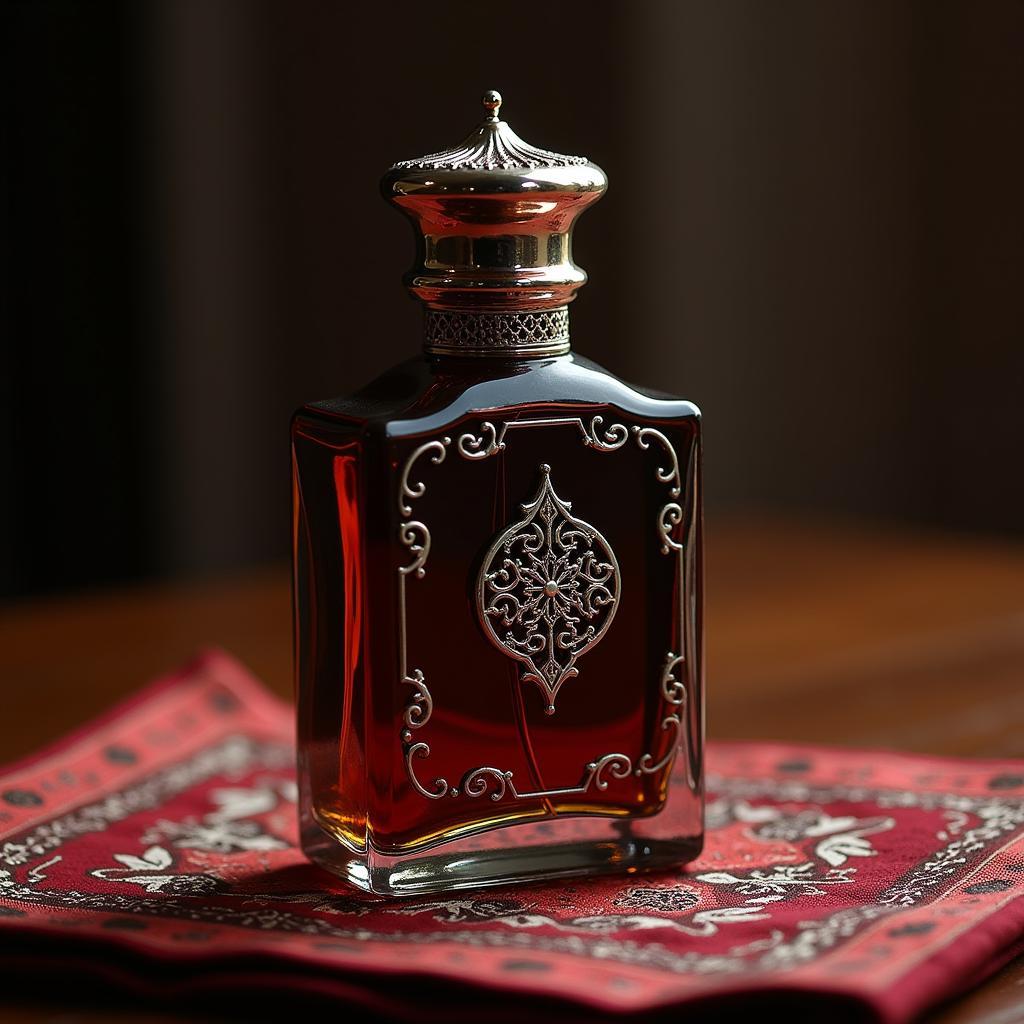 Silver Oud Perfume Bottle in Pakistan