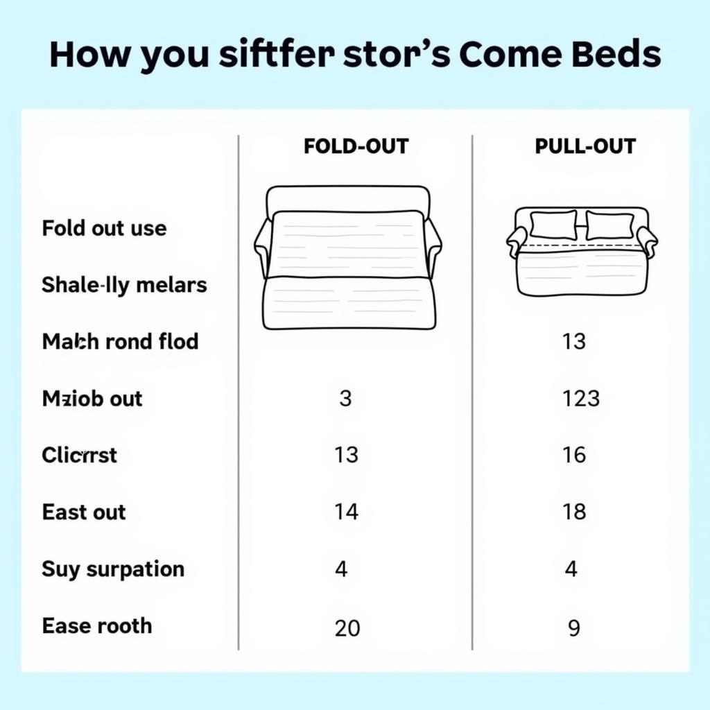 Comparing Different Sofa Come Bed Mechanisms