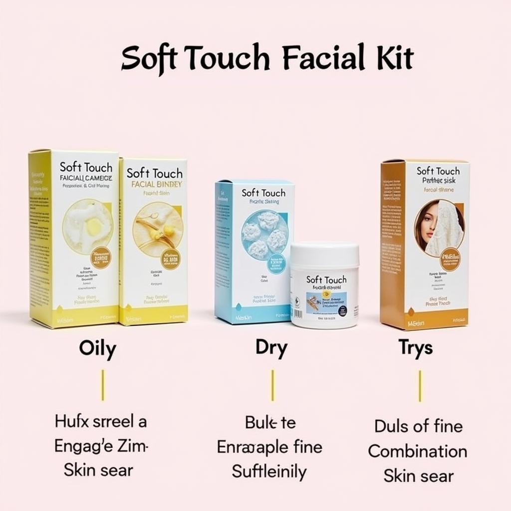 Soft Touch Facial Kit Variety in Pakistan