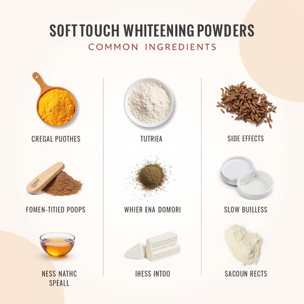 Common Ingredients in Soft Touch Whitening Powder