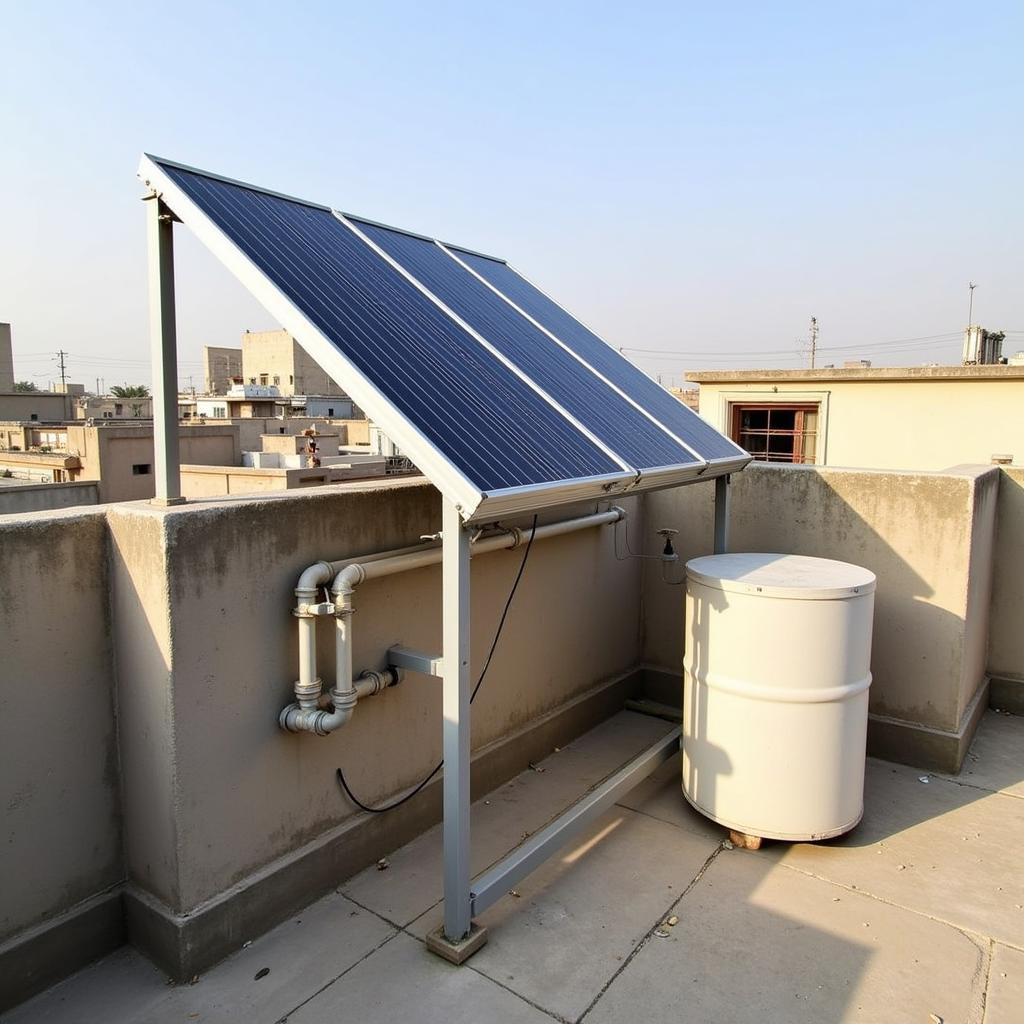 Solar Water Geyser Installation in Pakistan