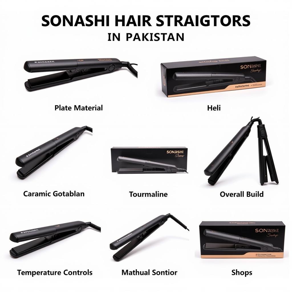 Sonashi Hair Straightener Models in Pakistan