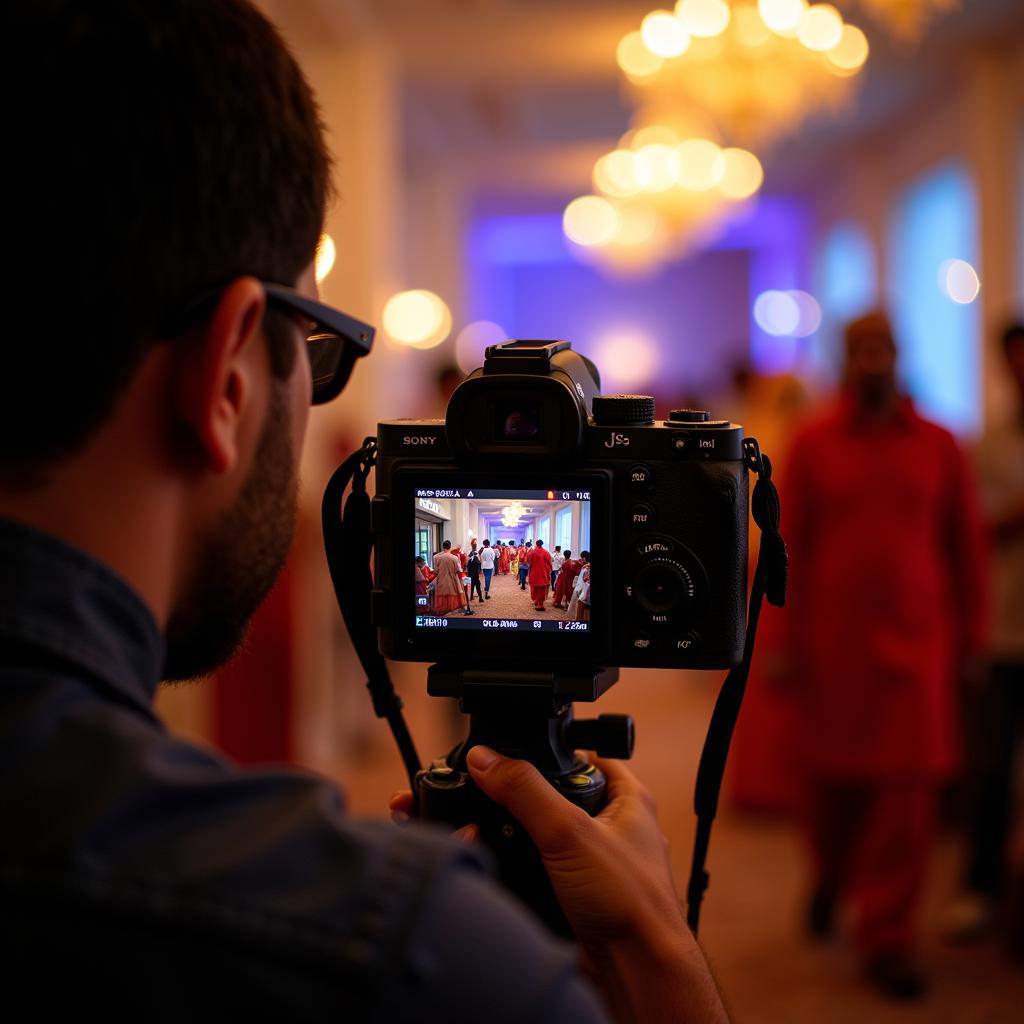 A Pakistani wedding photographer using the Sony a7s3