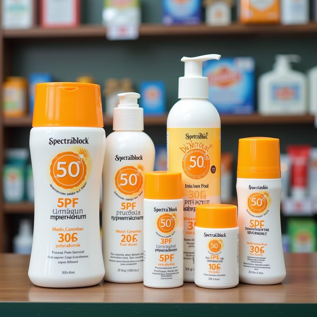 Spectra Block Sunblock Available in Pakistani Pharmacies