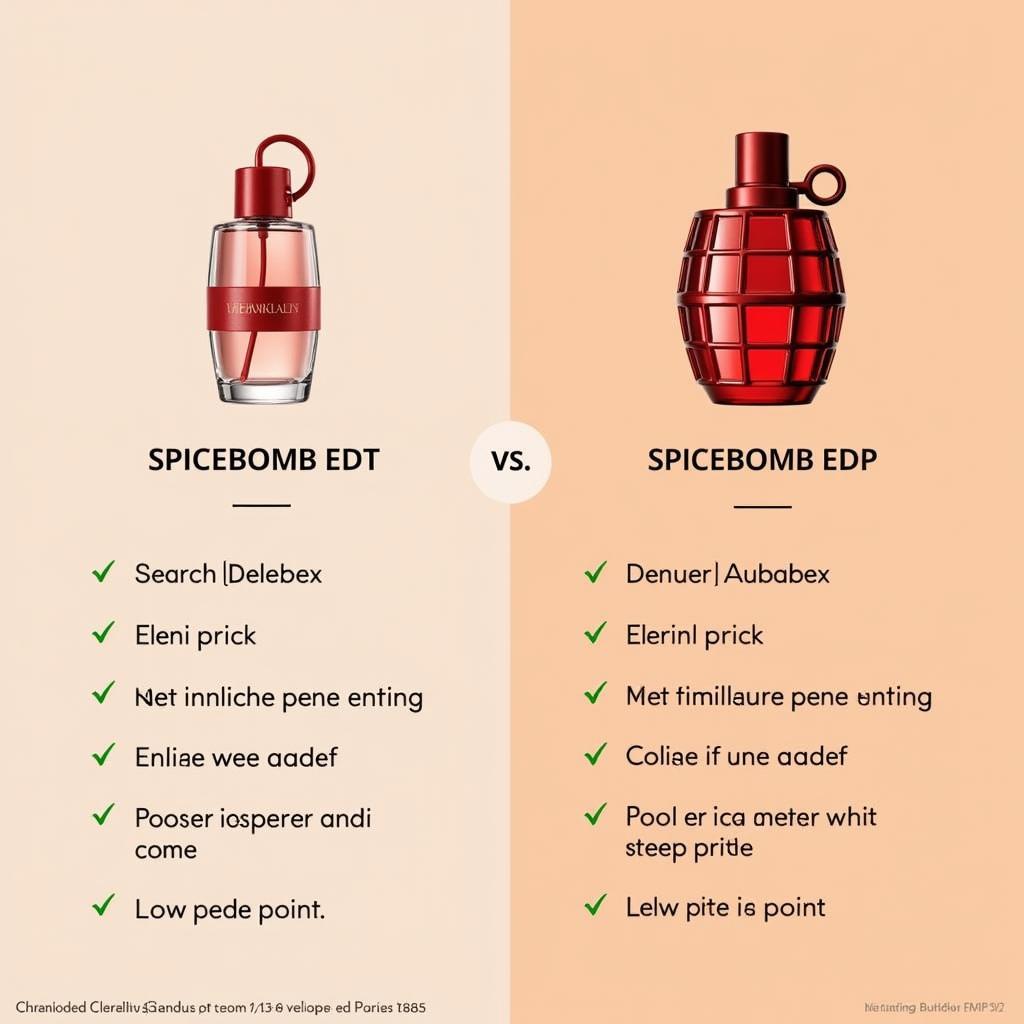 Spicebomb EDT vs. EDP Comparison