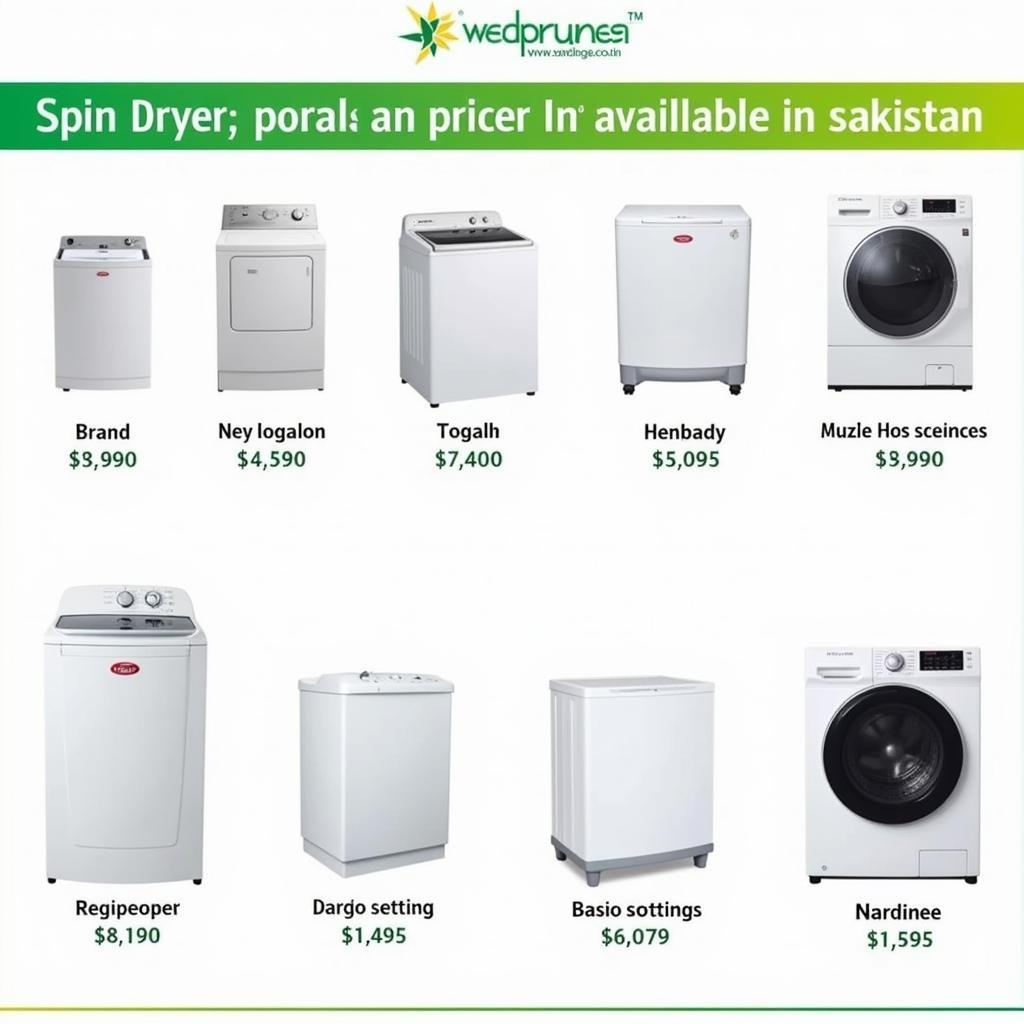 Spin Dryers in Pakistan: A Range of Prices