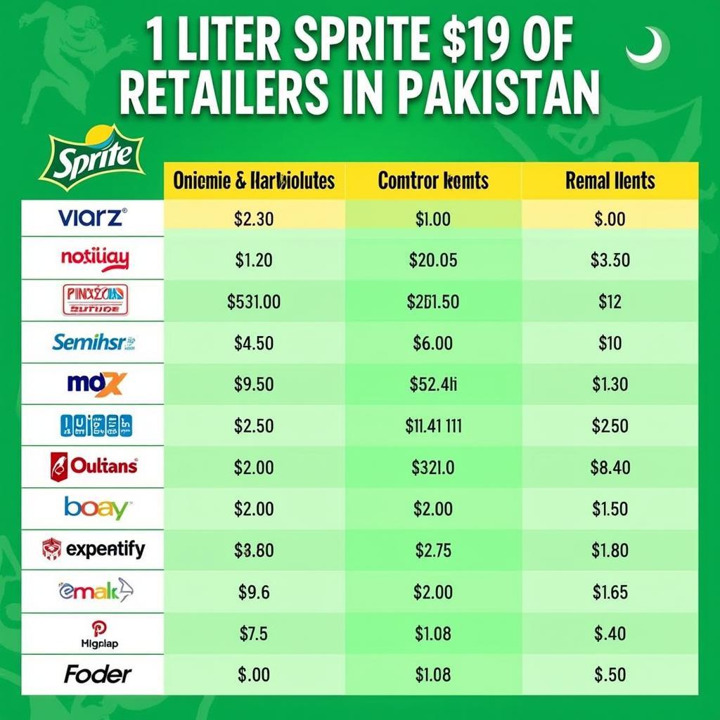 Sprite Price Comparison in Pakistan