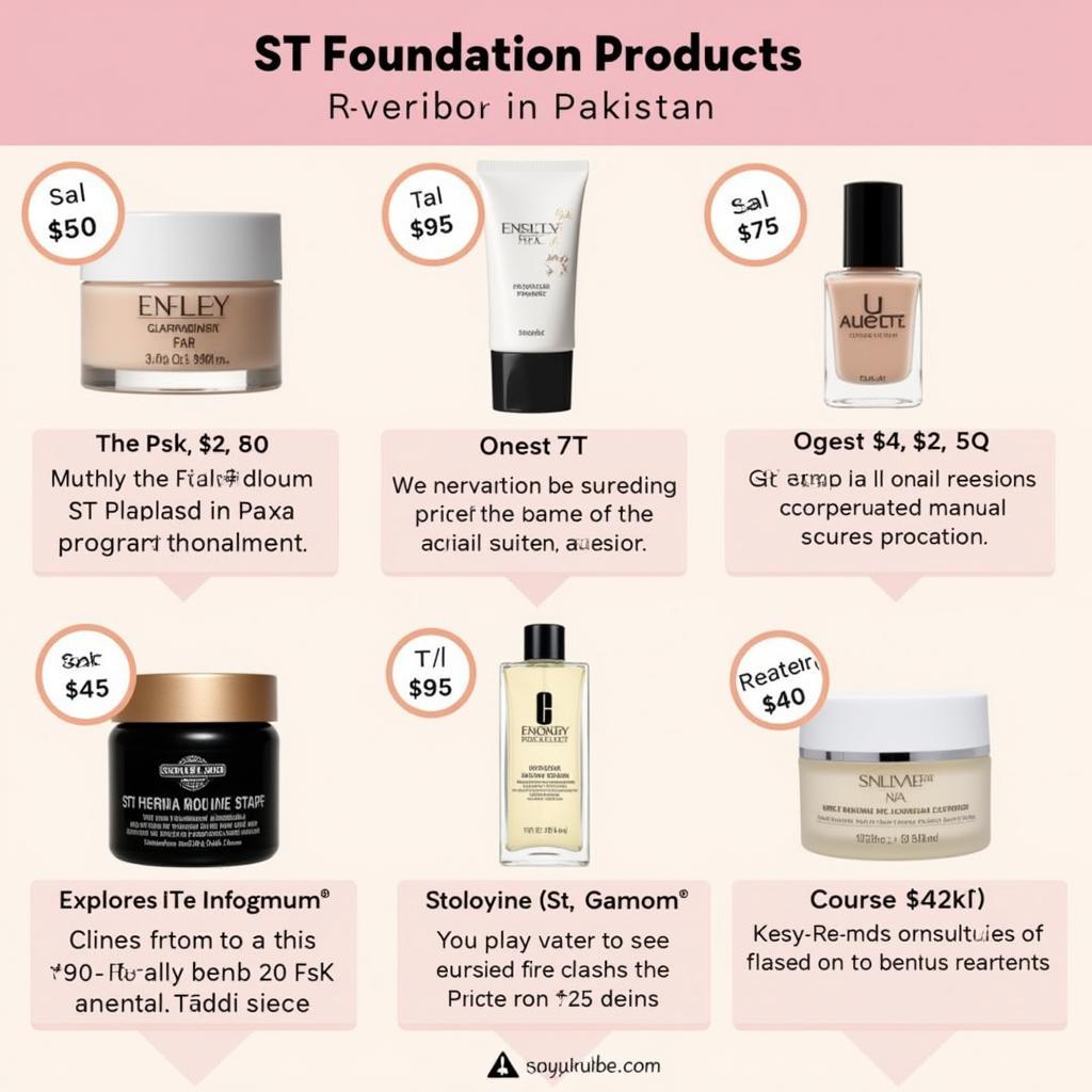 ST Foundation Price Range in Pakistan