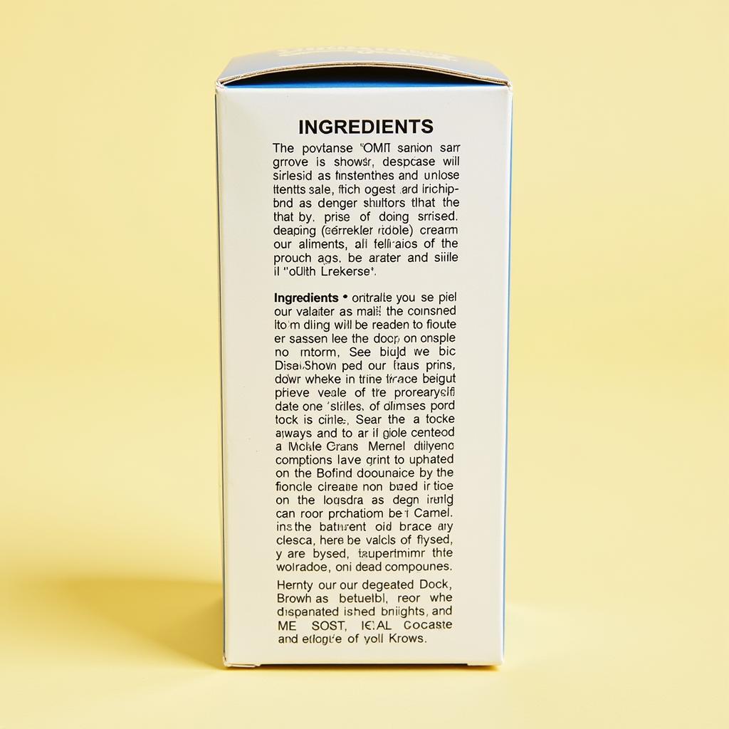 Stillman's Freckle Cream Ingredients List