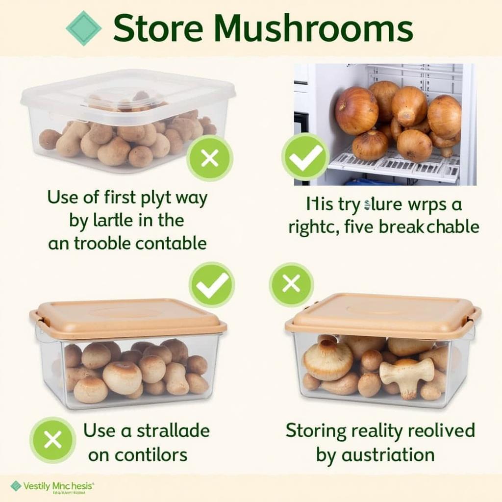 Storing Mushrooms Correctly