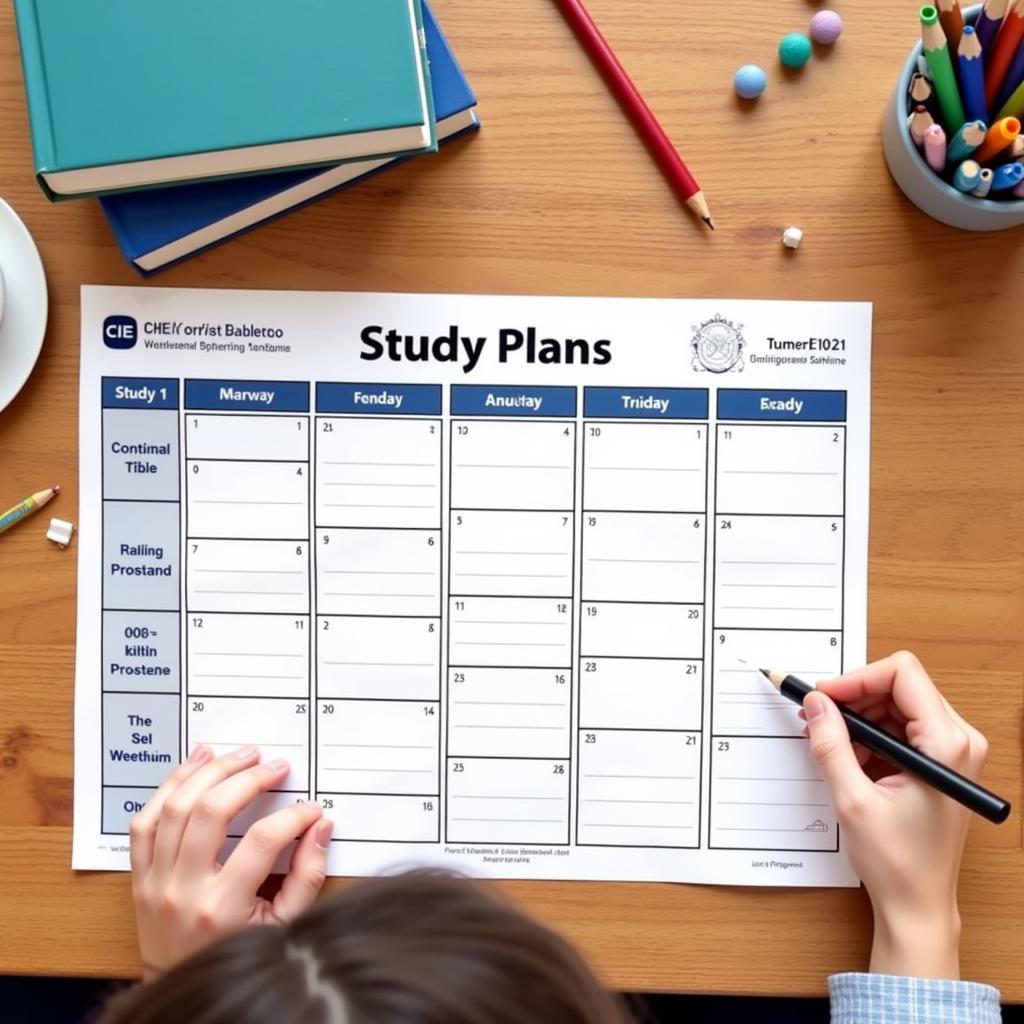 Creating an Effective Study Plan Using the CIE Timetable