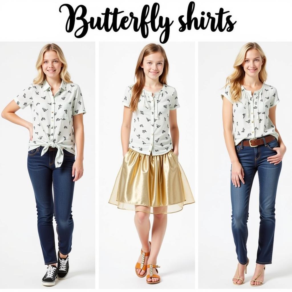 Styling Butterfly Shirts for Girls