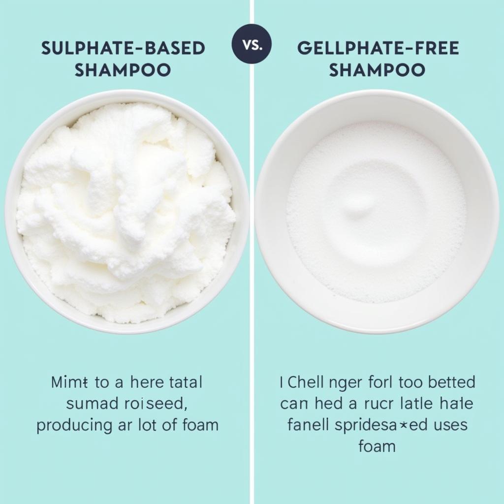 Sulphate-Free Shampoo Lather Comparison