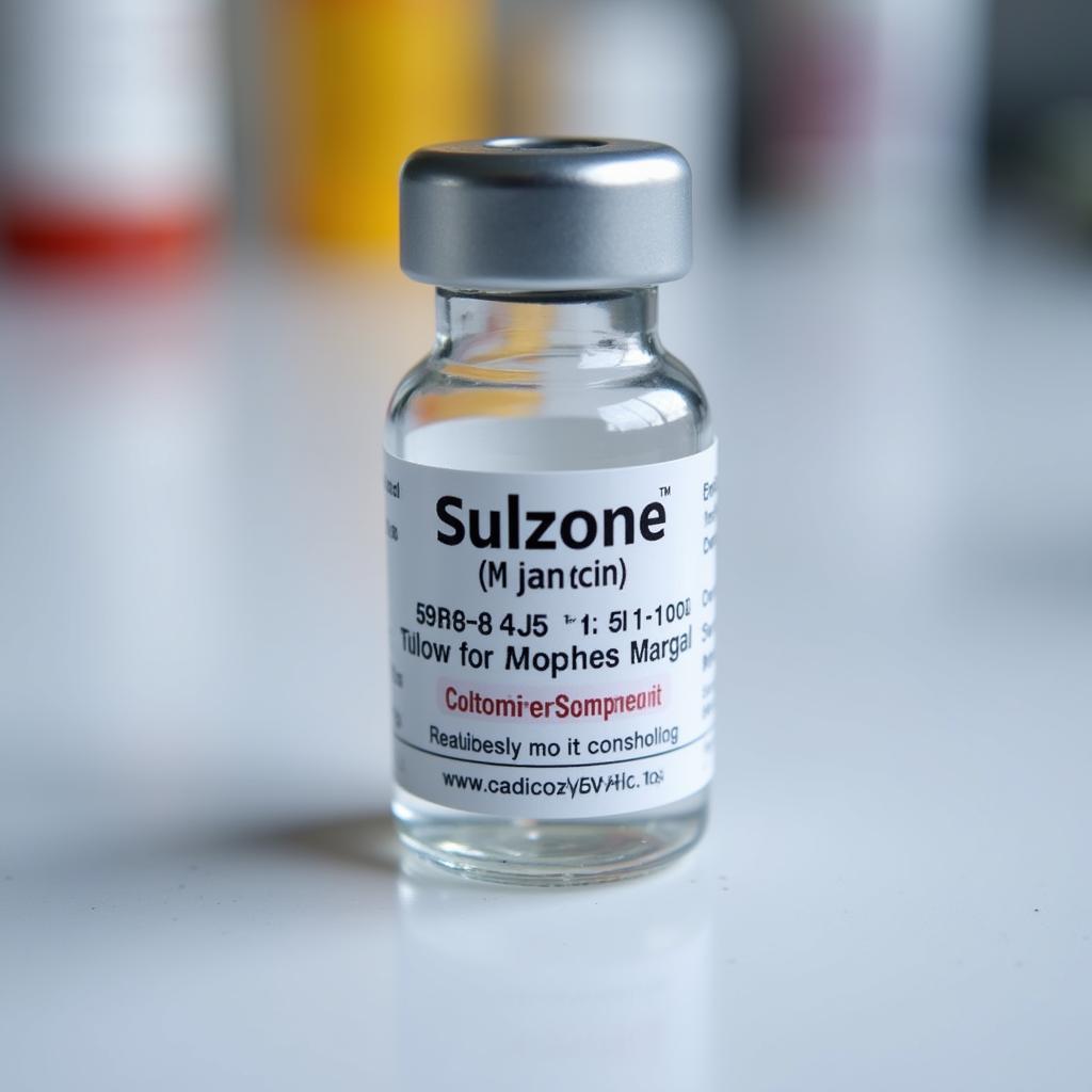 Sulzone Injection Vial