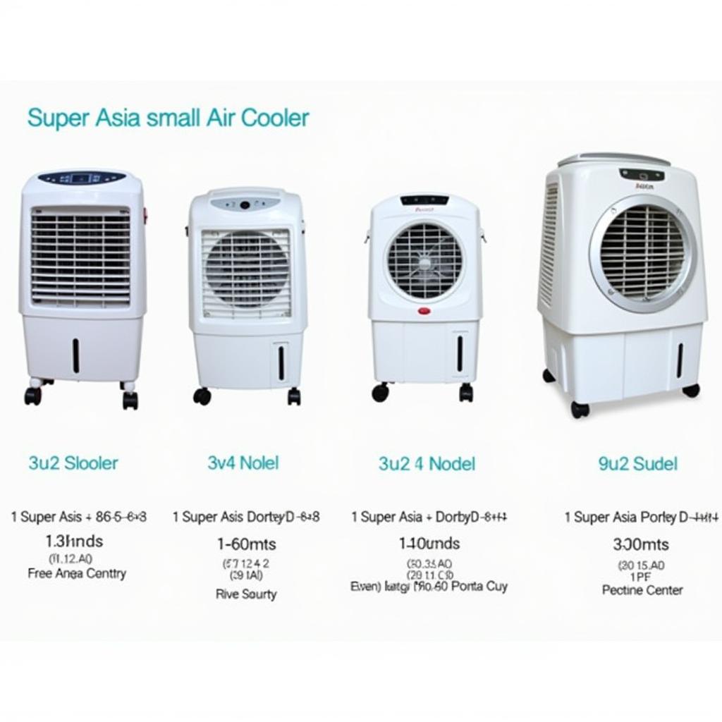 Super Asia Small Air Cooler Models