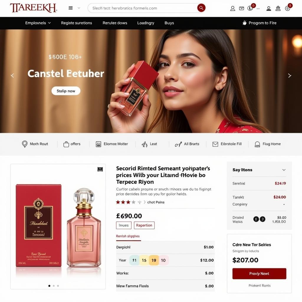 Finding Tareekh Perfume Deals Online in Pakistan