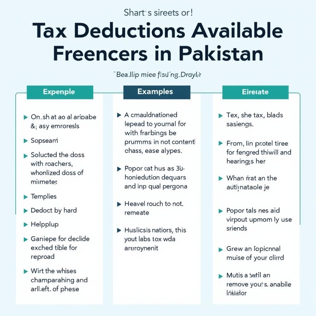 Tax Deductions Available for Freelancers in Pakistan