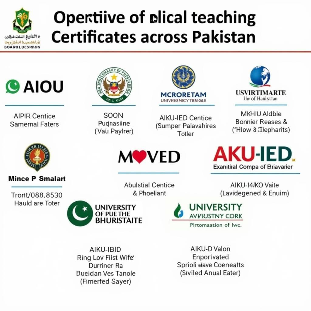 Institutes Offering Teaching Certificates in Pakistan