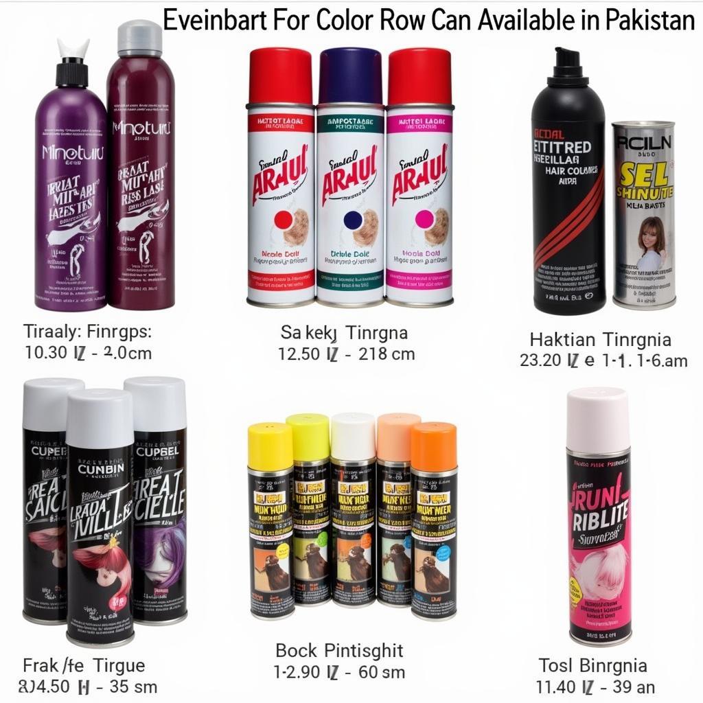 Temporary Hair Color Spray Options Available in Pakistan