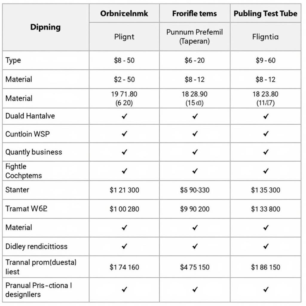 Test Tube Price Comparison in Pakistan