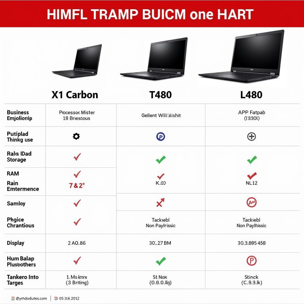 ThinkPad Model Comparison