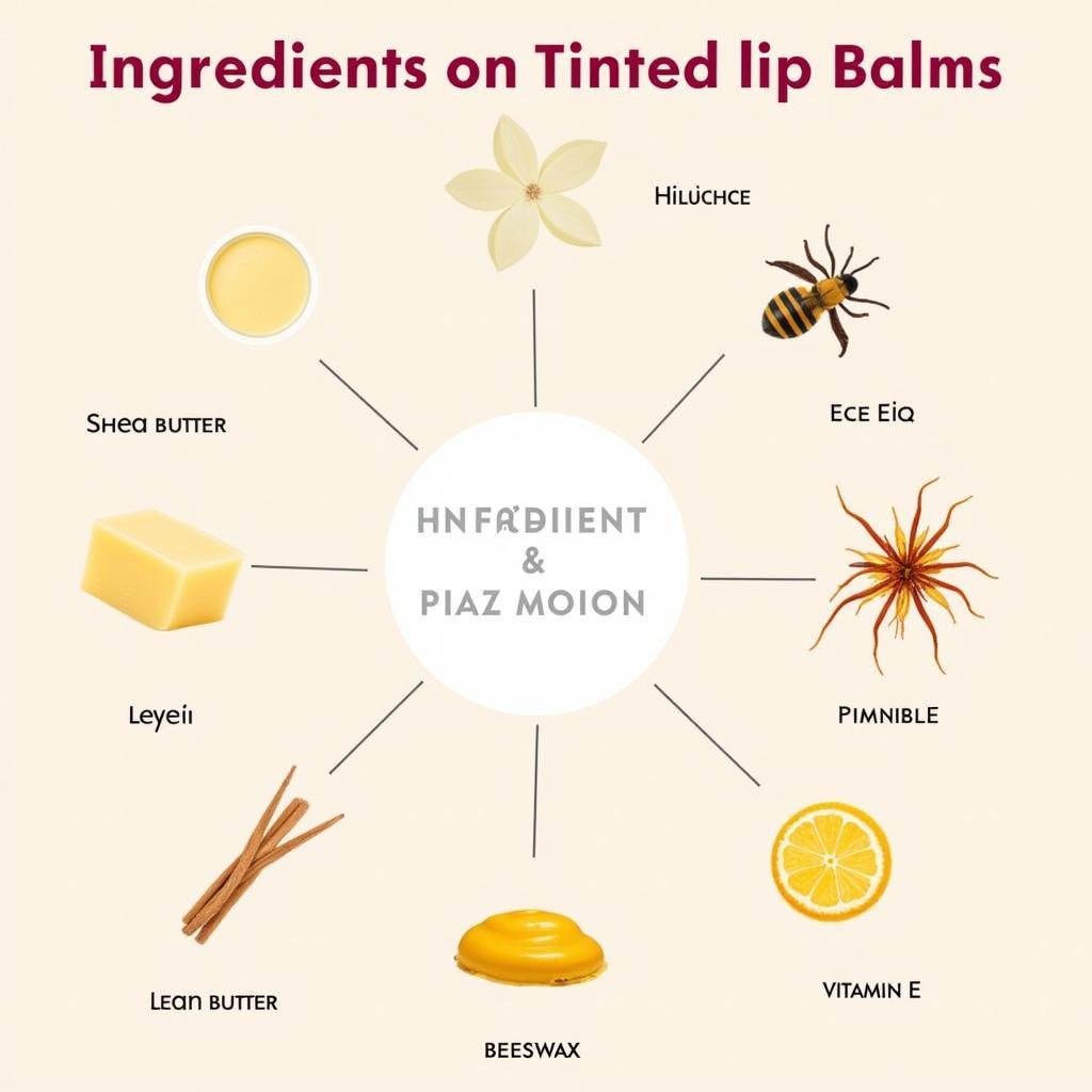 Ingredients commonly found in tinted lip balms in Pakistan