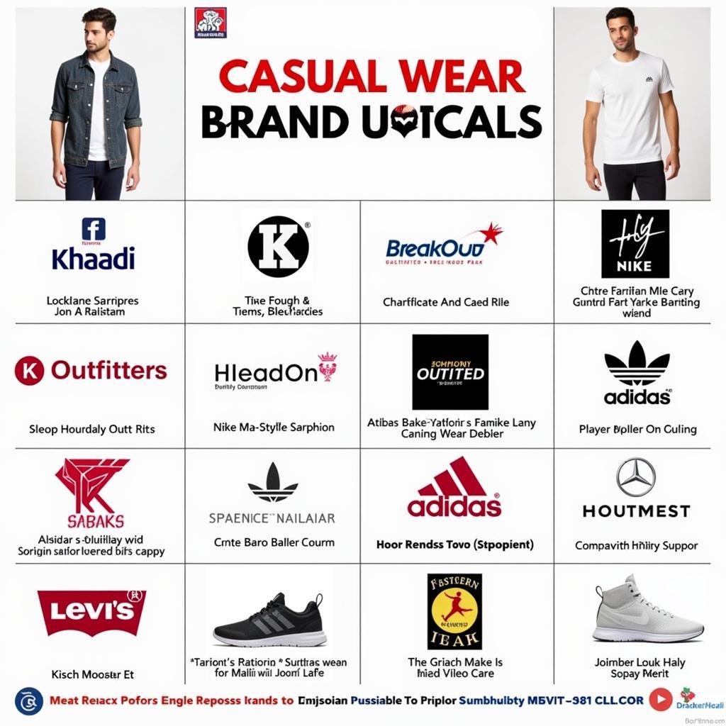 Top Casual Wear Brands in Pakistan - A Visual Overview