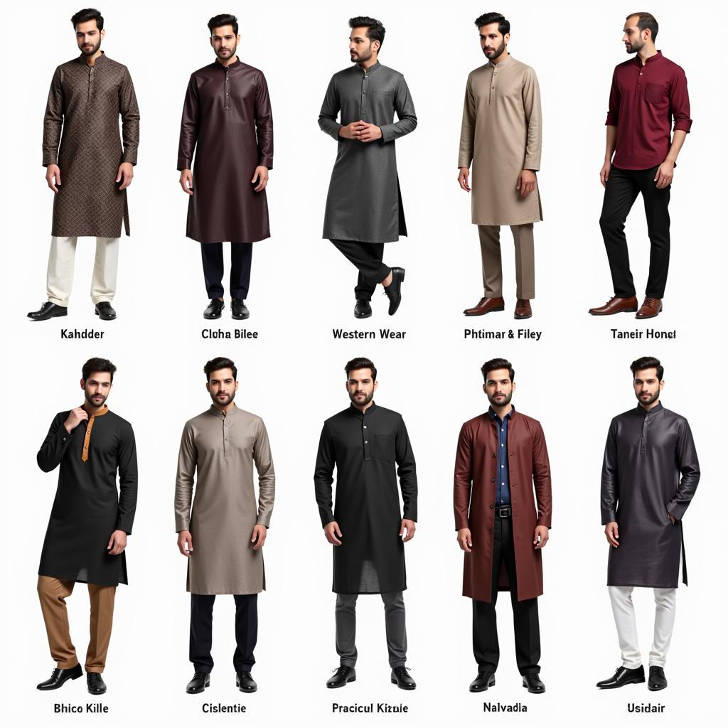 Showcase of Clothing from Top Pakistani Men's Brands