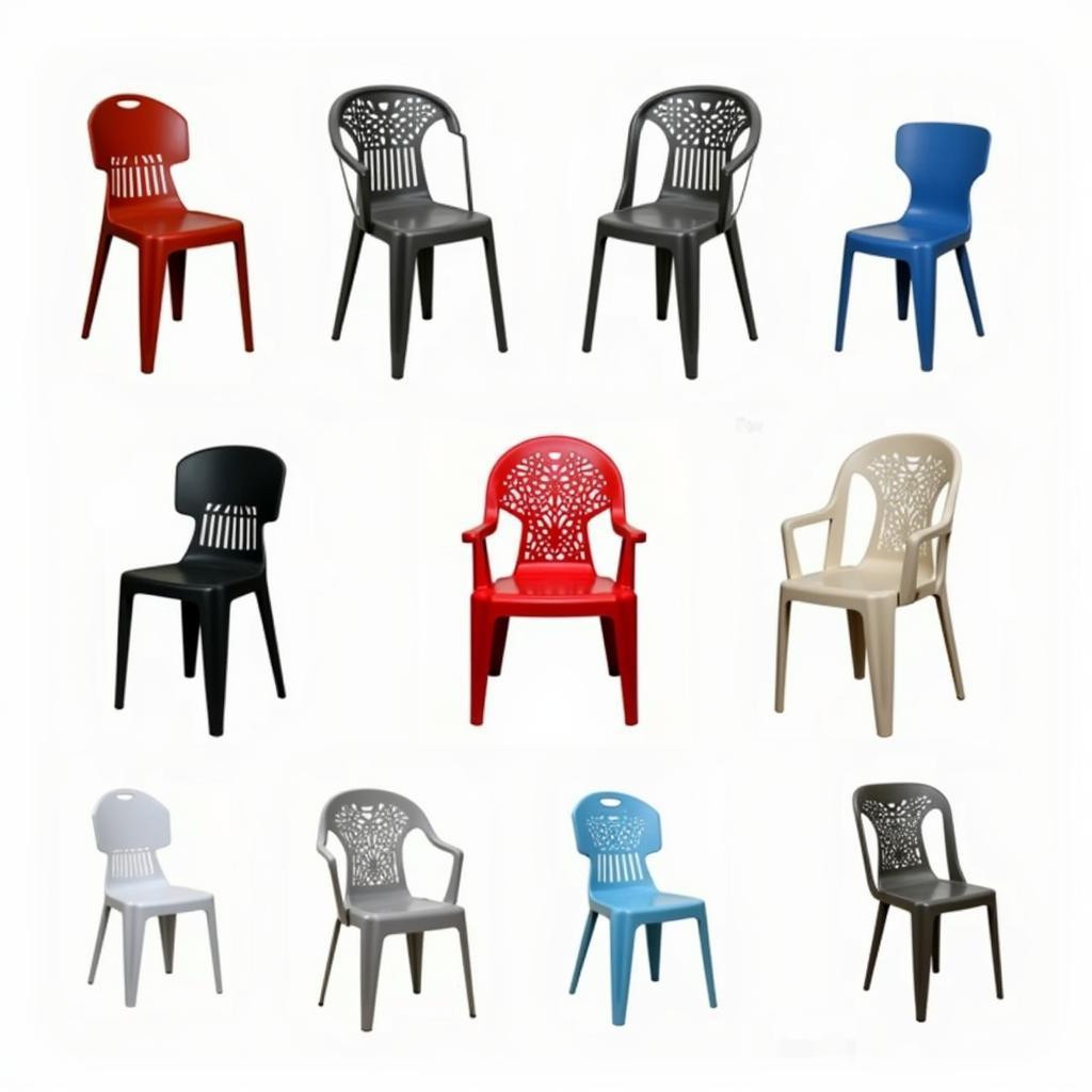 Variety of Toyo Plastic Chairs in Pakistan