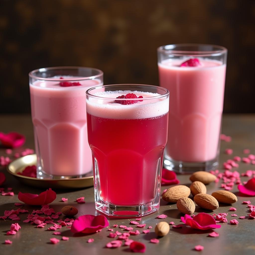 Traditional Pakistani Drinks: Rooh Afza, Lassi, and Shireen