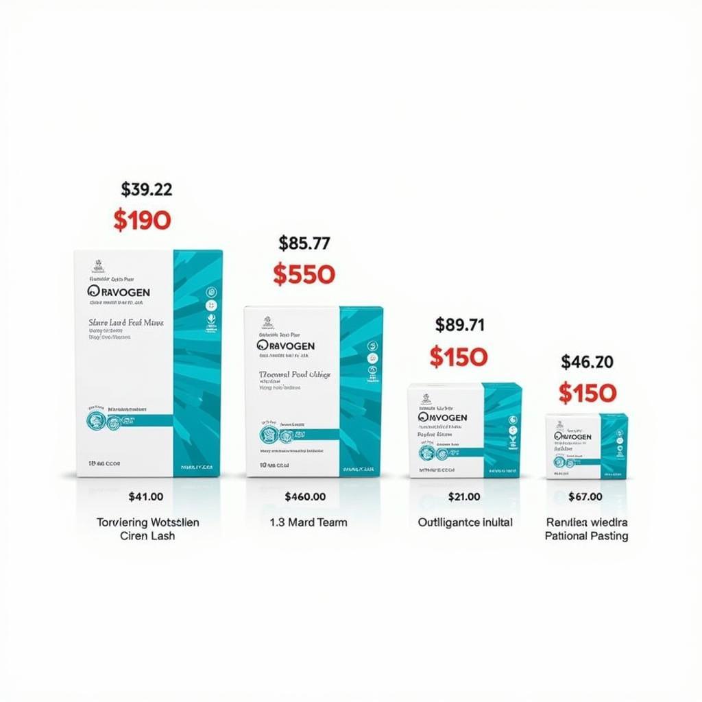 Travogen Cream Packaging Variations