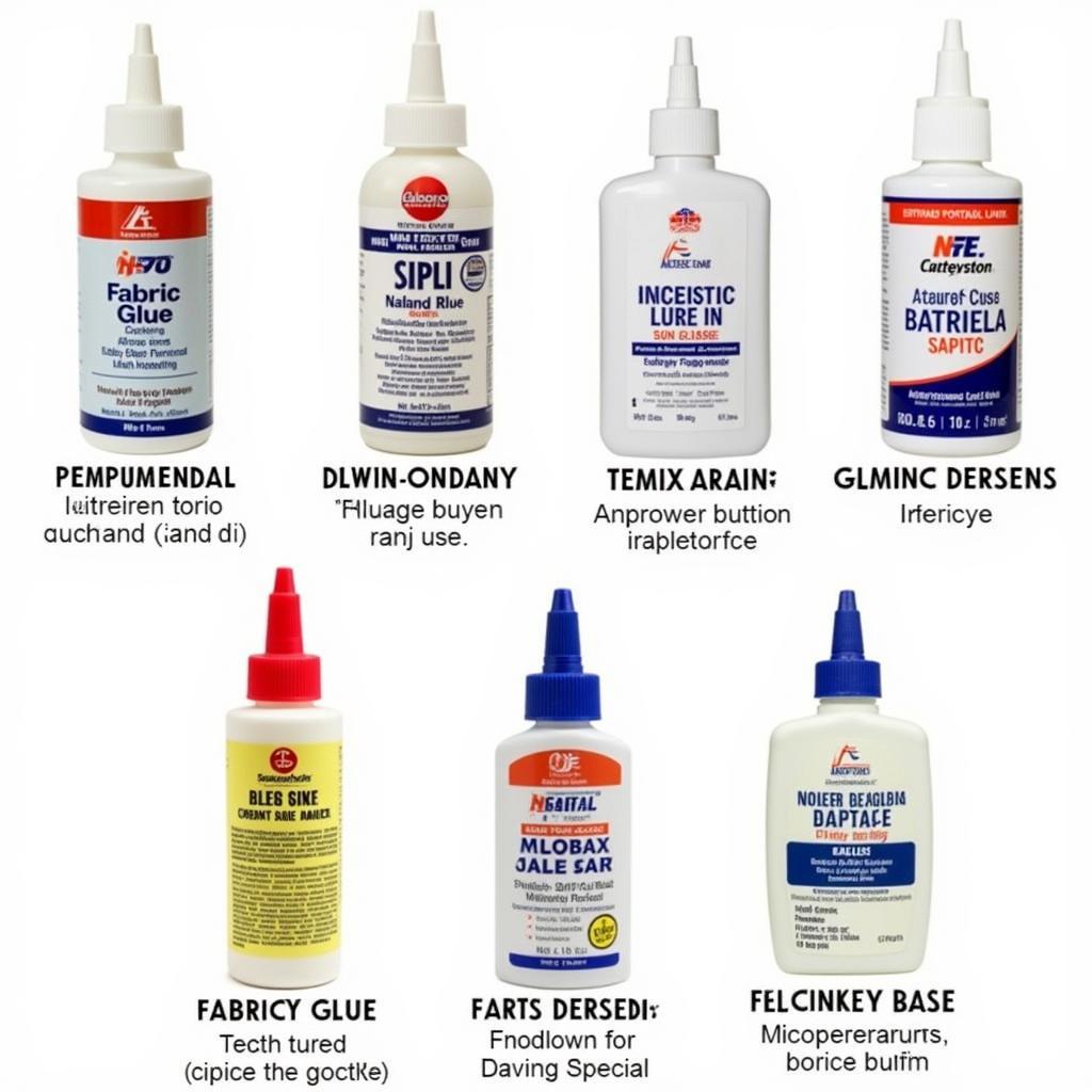 Different types of fabric glue cater to specific needs and projects.