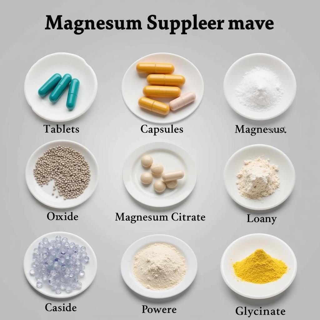 Different Types of Magnesium Supplements Available in Pakistan