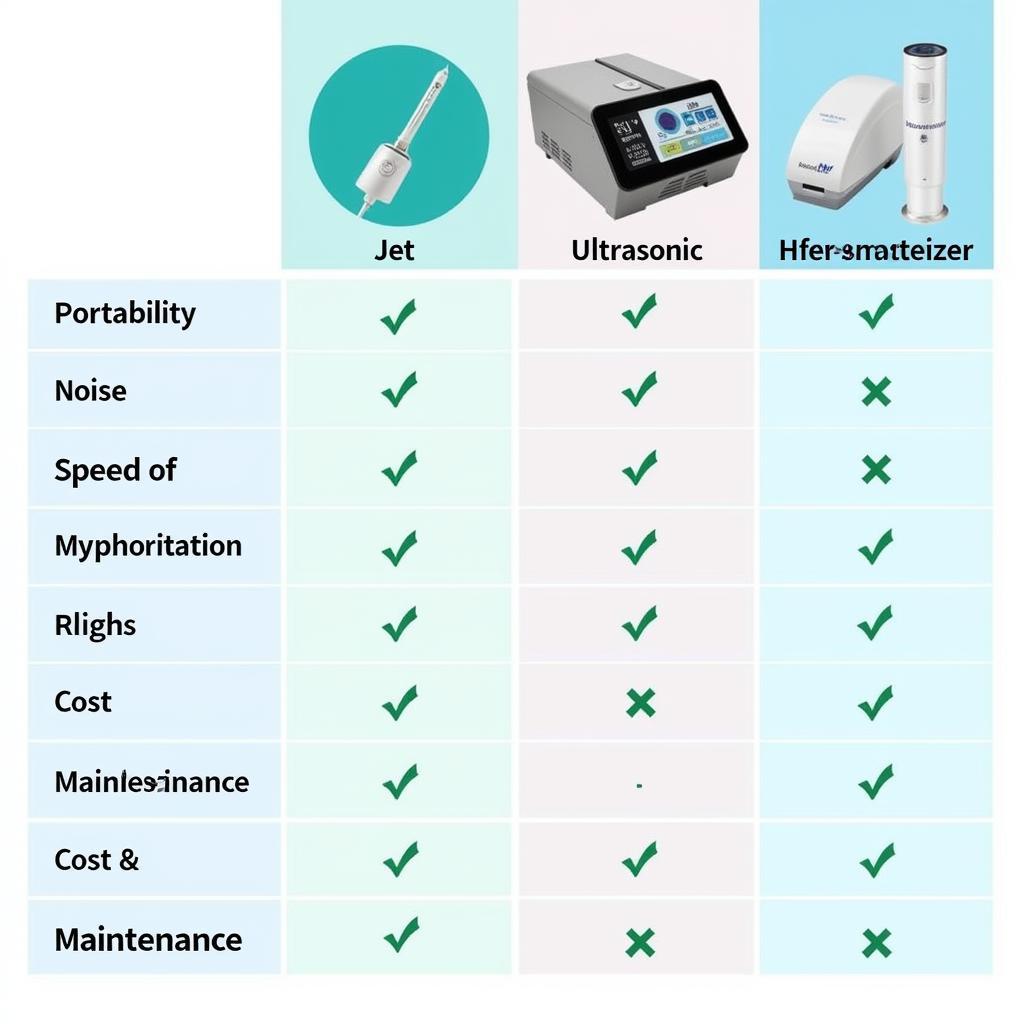 Comparing Different Nebulizer Types