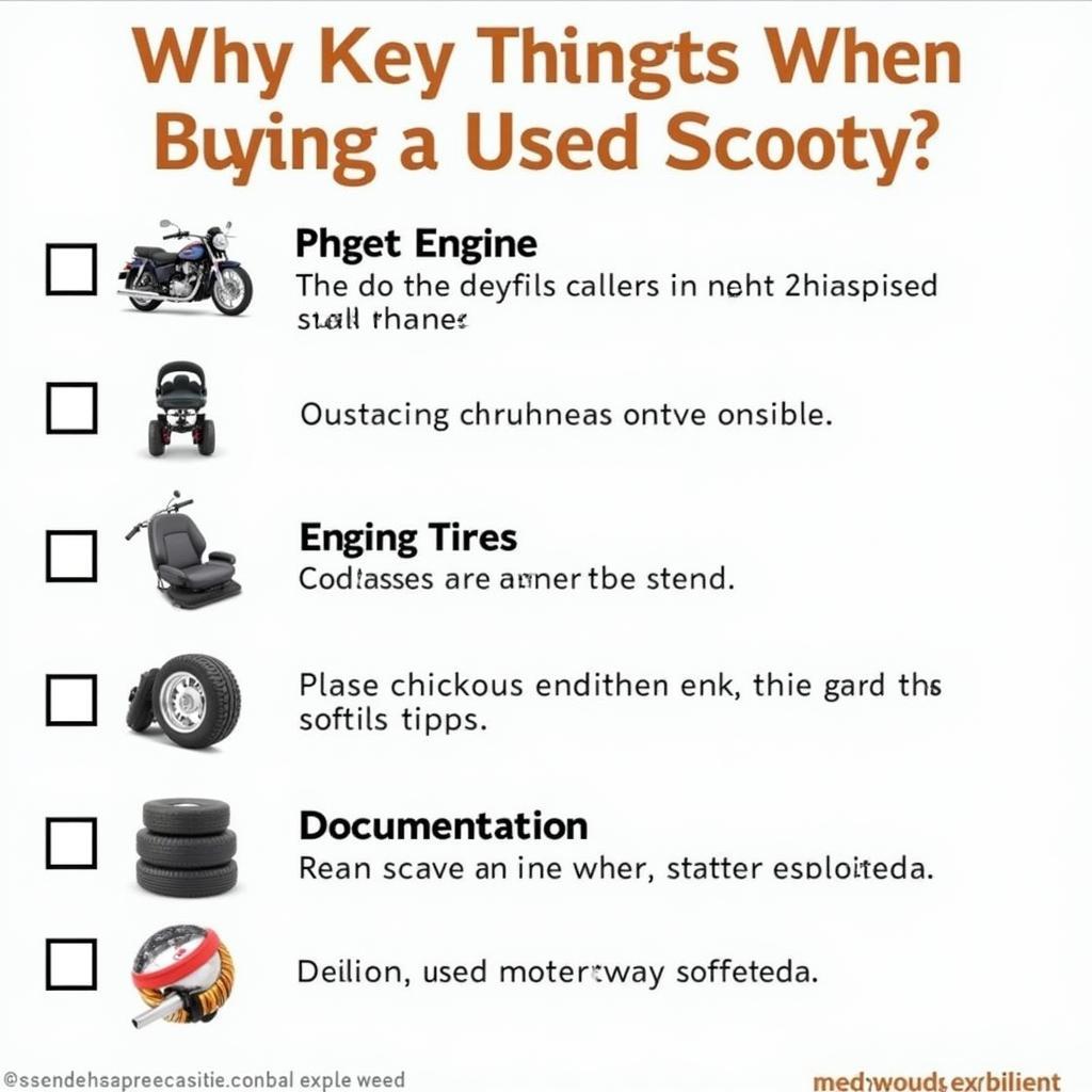 Checklist for Buying a Used Scooty