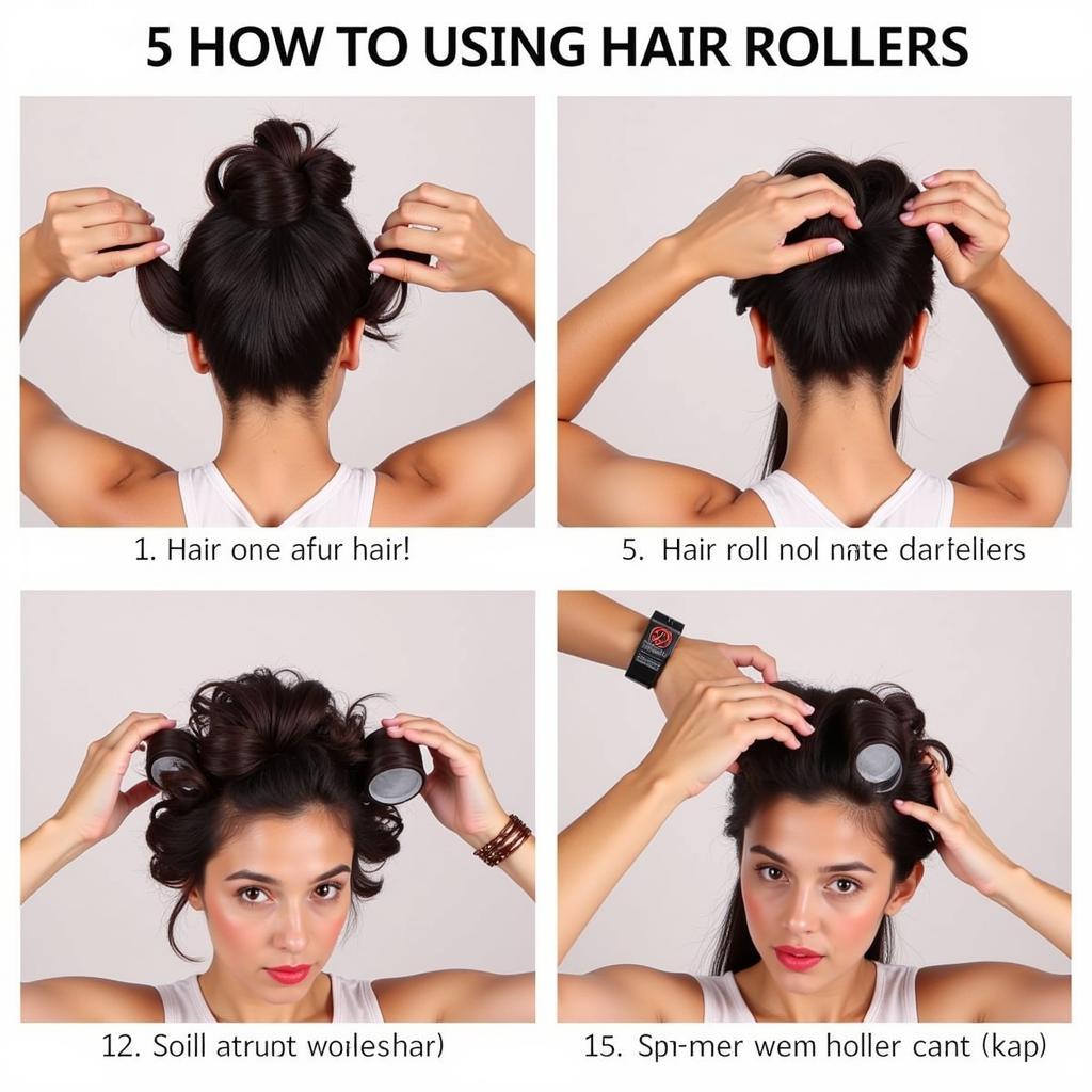 Using Hair Rollers Step-by-Step