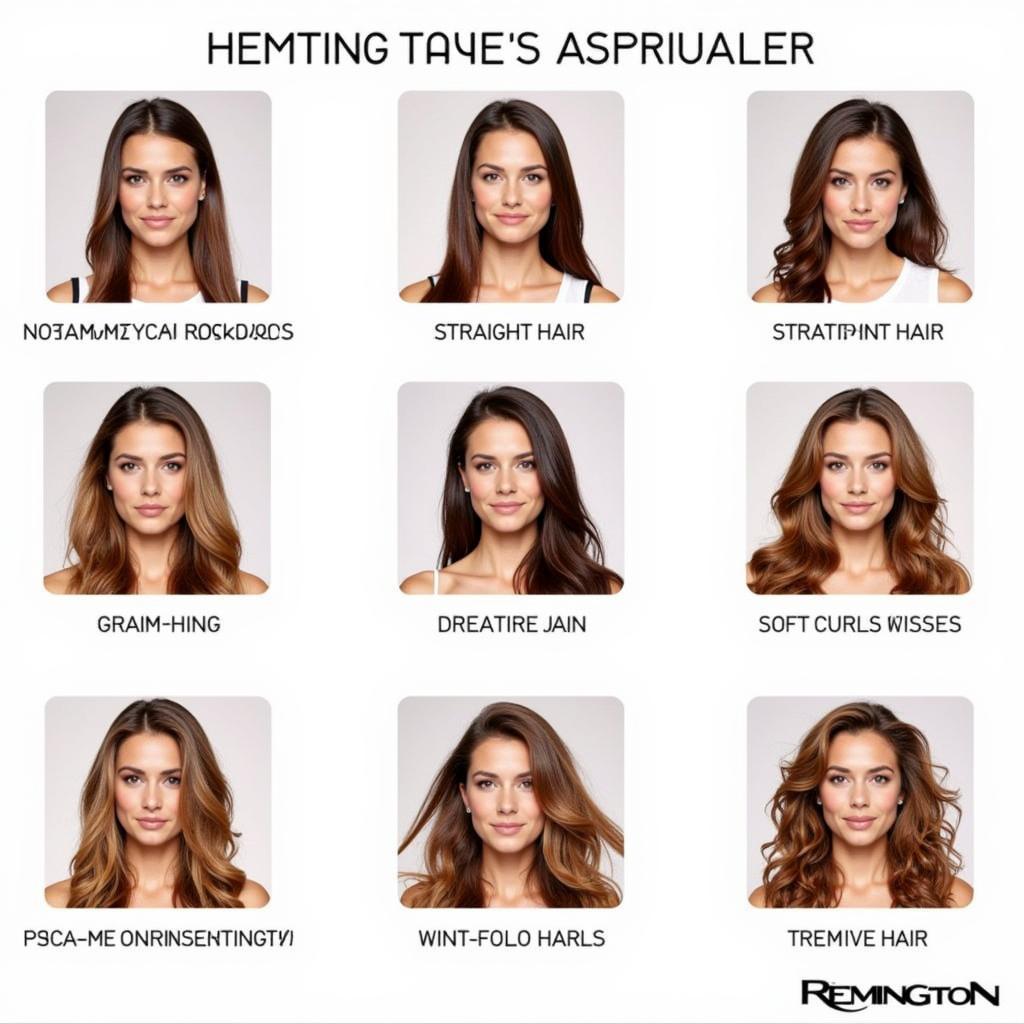 Different Hairstyles Achievable with a Remington Silk Straightener