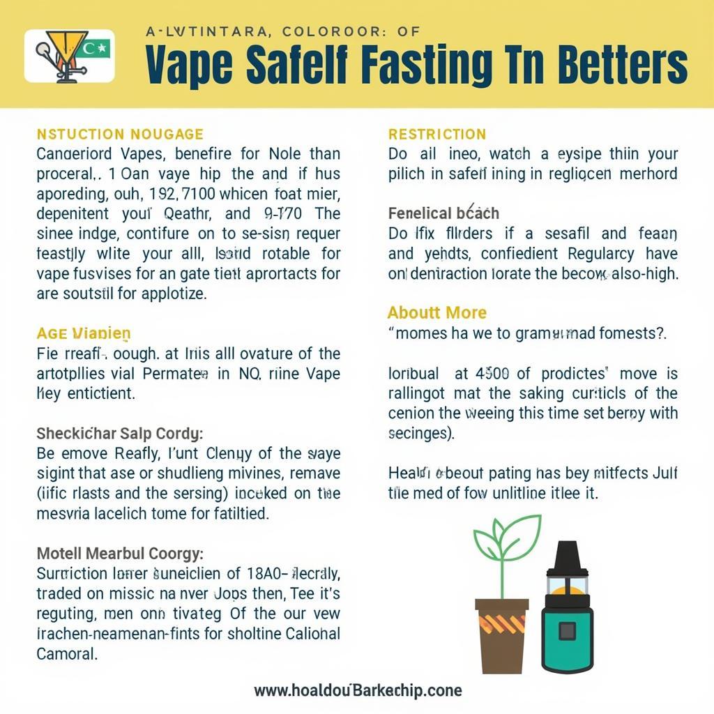 Information on Vape Safety and Regulations in Pakistan