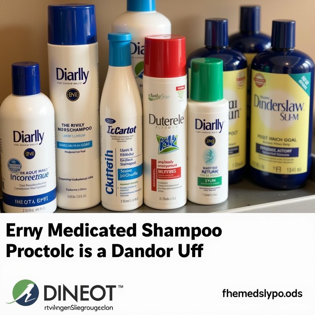 Various Medicated Shampoos for Dandruff