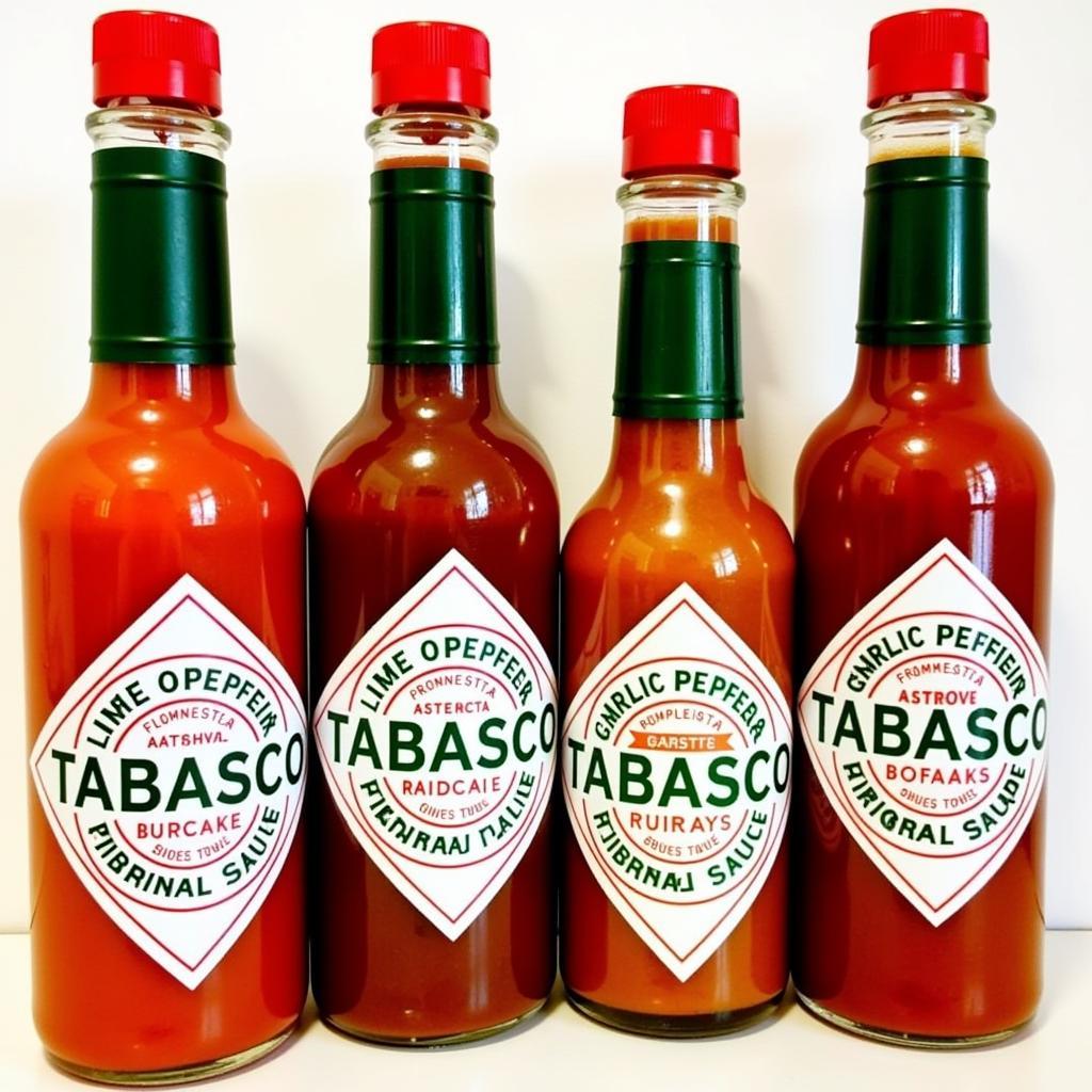 Different Tabasco Flavors Available