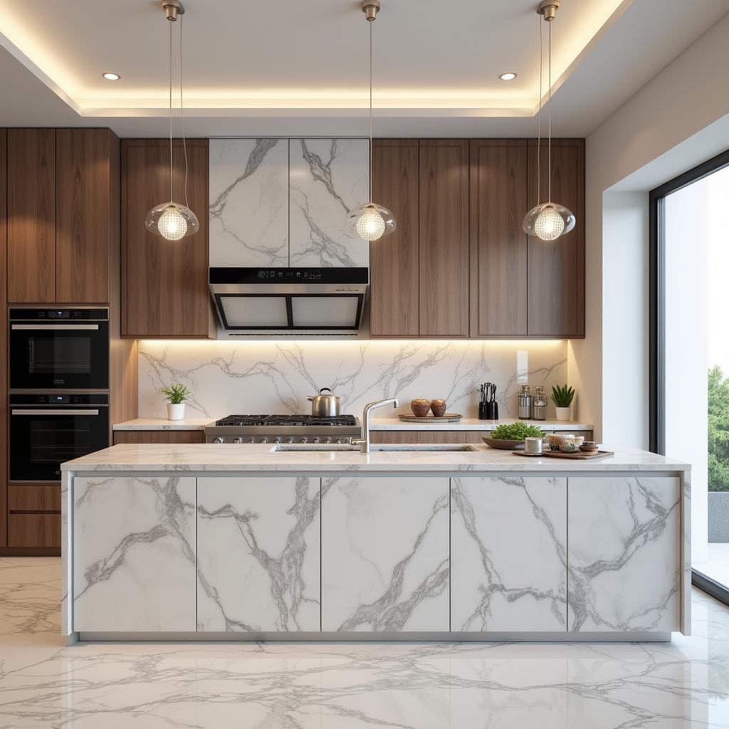 Verona Marble Kitchen Countertop in Pakistan