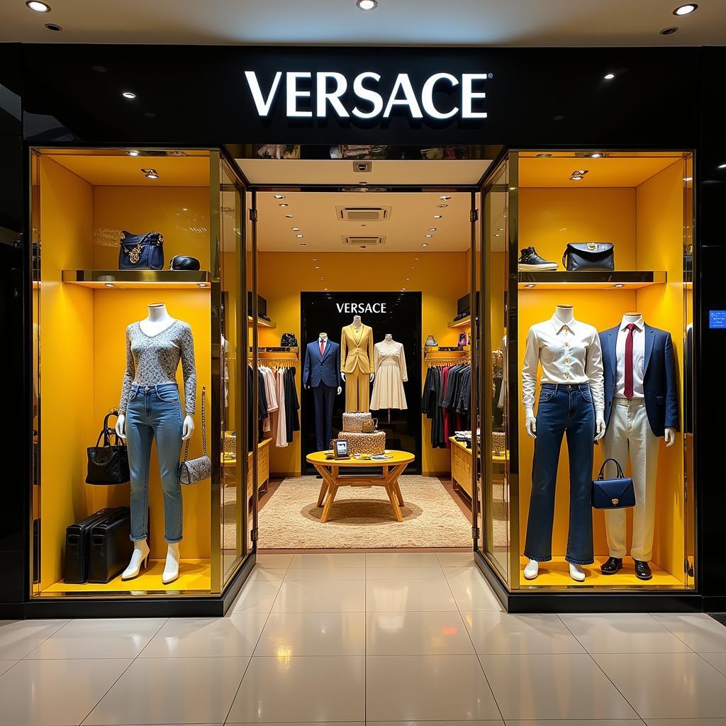 Versace Store Display in Pakistan