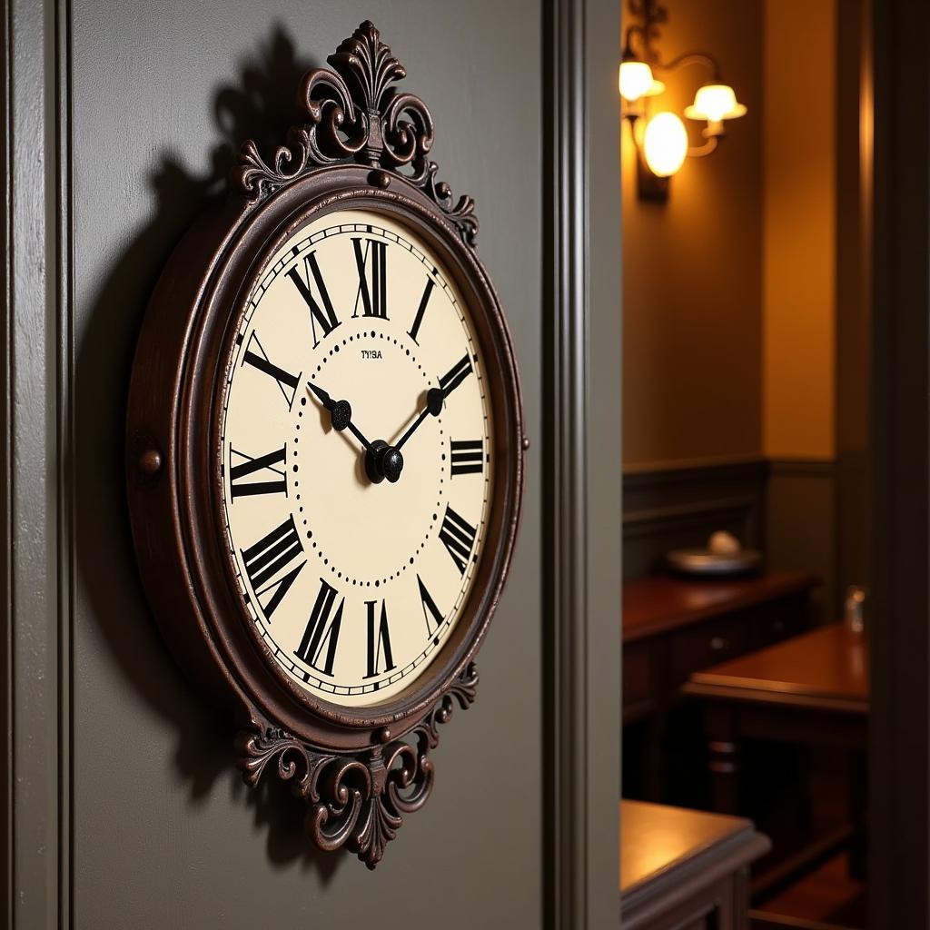 Vintage Style Wall Clock for Sale Online in Pakistan